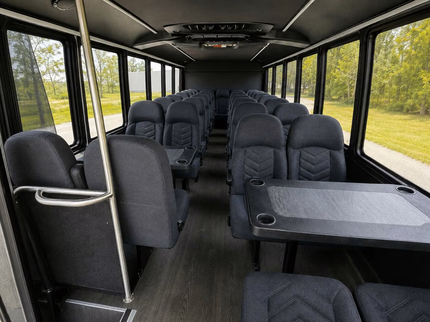 15 passenger minibus inside