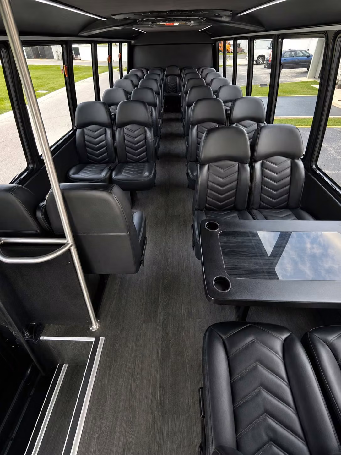 18 passenger minibus inside