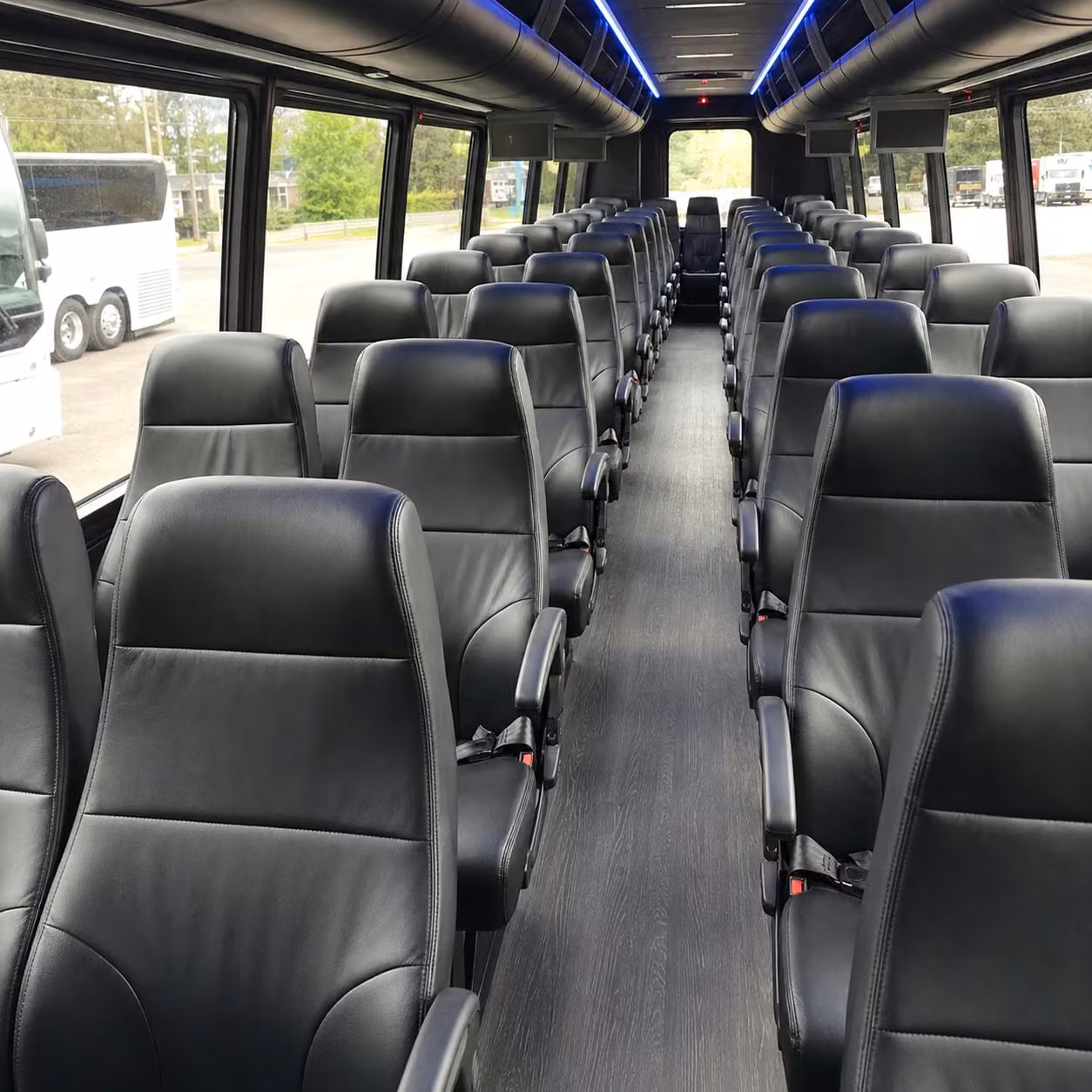 28 passenger minibus inside
