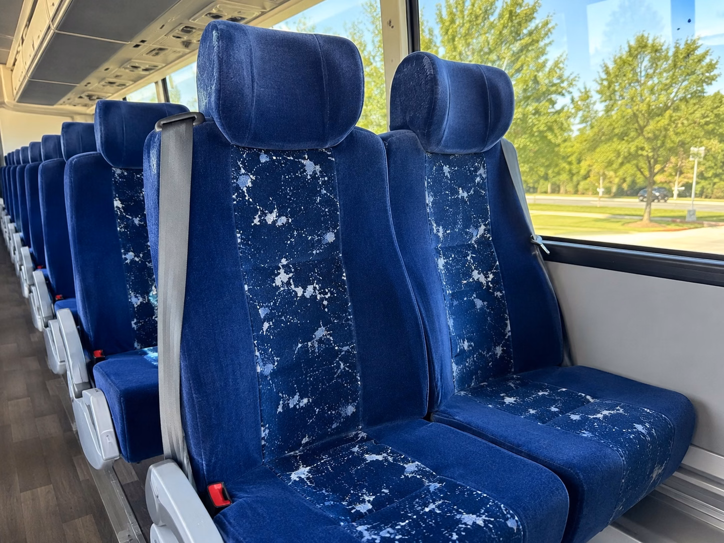 murfreesboro charter bus rental interior