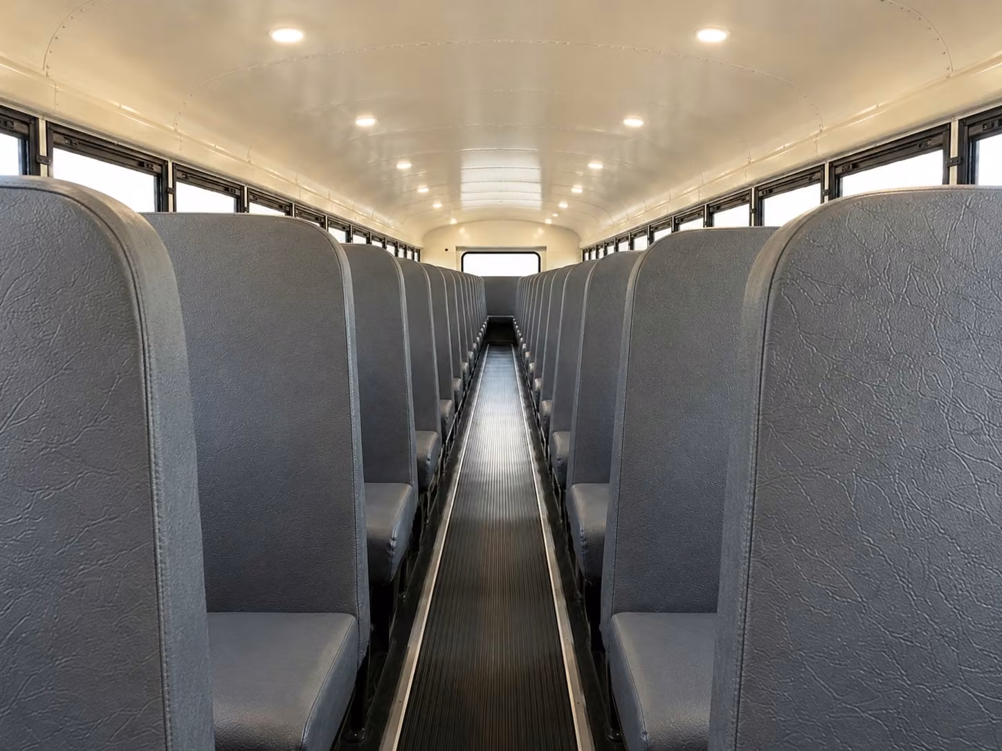 school bus inside